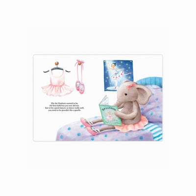 Jellycat Elly Ballerina Books USA | 78495OKID